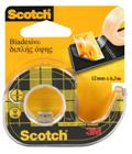 SCOTCH? NASTRO BIADESIVO TRASPARENTE 665- ROTOLO 12MM X 6.3M. CONFEZIONE DA 8 ROTOLI