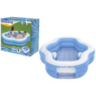 BESTWAY PISCINA PER FAMIGLIE SPLASHVIEW 2,70 M X 1,98 M X 51 CM CAPACIT? ACQUA: 821 L; 2 SEDILI A PANCHINA; 2 PORTABICCHIERI; 2 VALVOLE A SGANCIO RAPIDO INTERBLOCCATE; CONTENUTO: 1 PISCINA, PATCH DI RIPARAZIONE; FINESTRA TRASPARENTE CON VISTA S