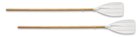 COPPIA REMI 115CM D22 MANICO IN LEGNO A PALA FISSA
