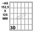 CONF. 10 BUSTE DA 10 FOGLI A6 152,5X125 MM ETICHETTE MARKIN PERMANENTI 27X17MM