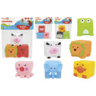 GOMMOLOSI CUBO/ANIMALI 3PZ 3 AS.