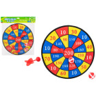 BERSAGLIO DI STOFFA 35CM C/2 PALLINE E 2 FRECCETTE