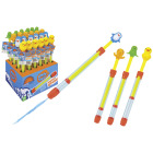 TUBO ACQUA CM30/31 C/TESTA ANIMALE 4ASS 24PZ D/BOX
