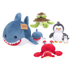 PELUX ANIMALI MARINI CON CUCCIOLO 30CM ASS
