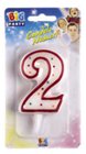 CANDELINA ZUCCHERINO NUMERO 2 ROSSO